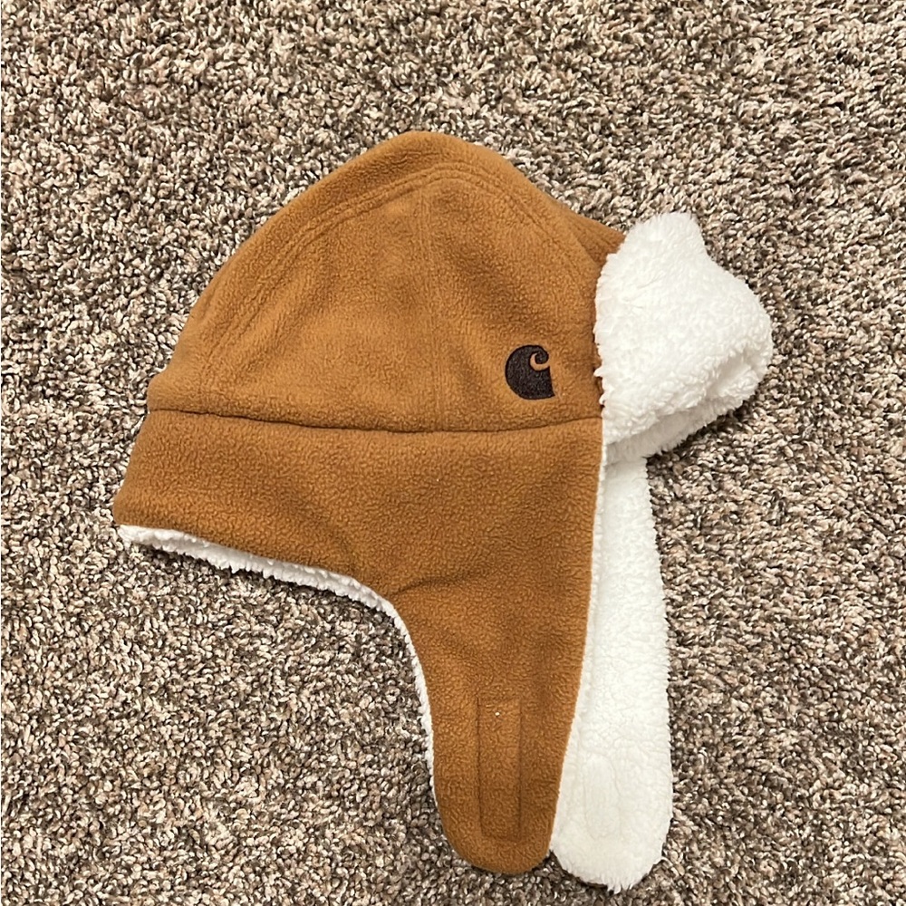 Infant/toddler size brown Carhartt hat-beanie